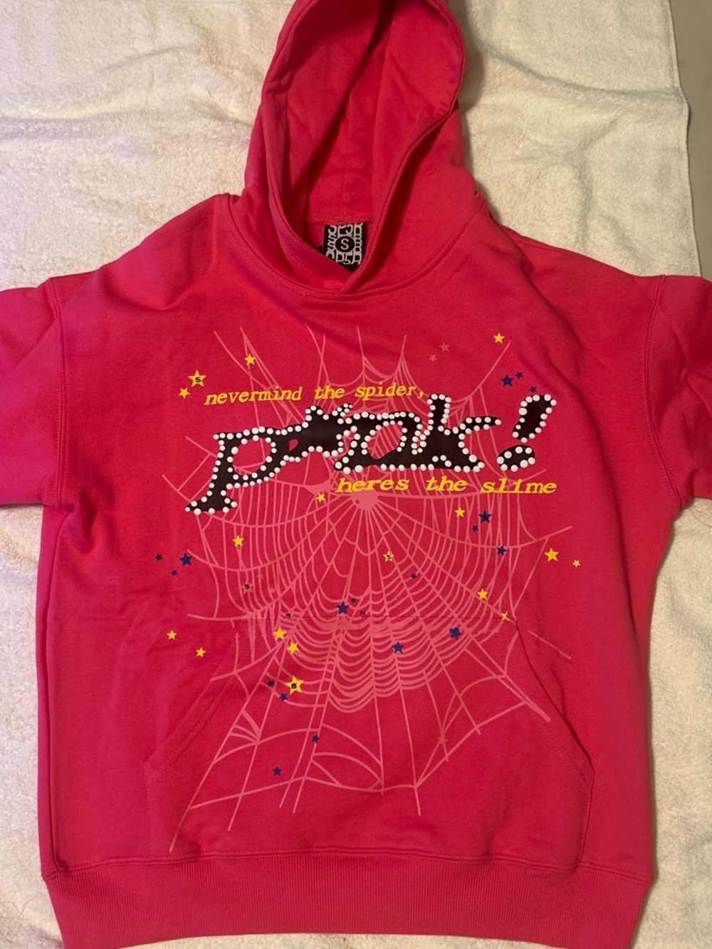 V1 Pink Sp5der hoodie
